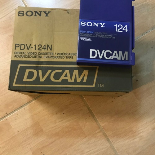 Sony PDV-124N DVCAM new, pack of 10, 124 minutes