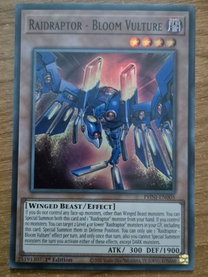 Raidraptor - Blood Vulture PHNI Phantom Nightmare καινούργιο, Super Rare 1st edition