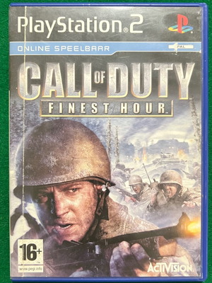 Call of Duty Finest Hour παιχνίδι PS2, πλήρες