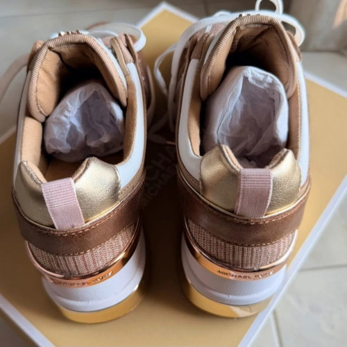 Michael Kors sneakers size 37, brown and gold