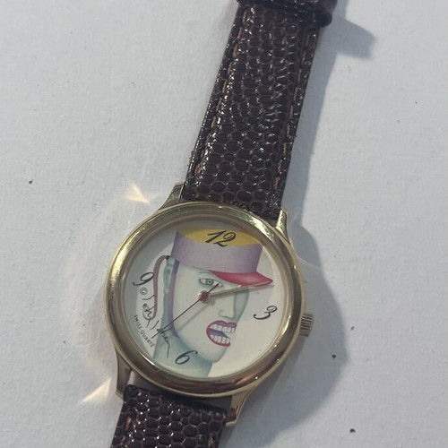 Aubry Freres 35mm Art watch used, women's, white