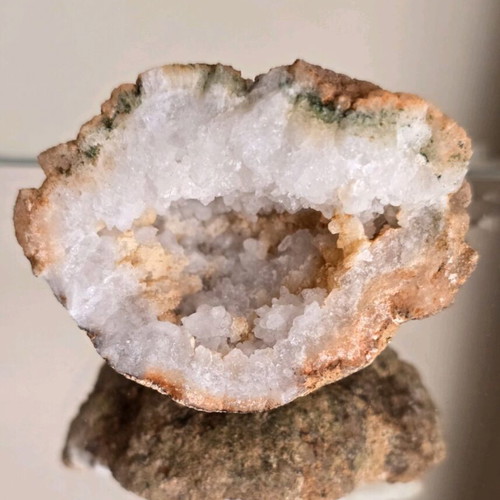 Geode Quartz Stone new from Morocco, set of 2 pieces