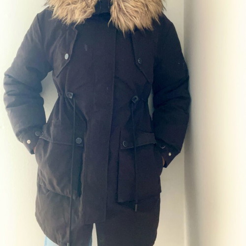 Cropp black jacket used, size small with zipper