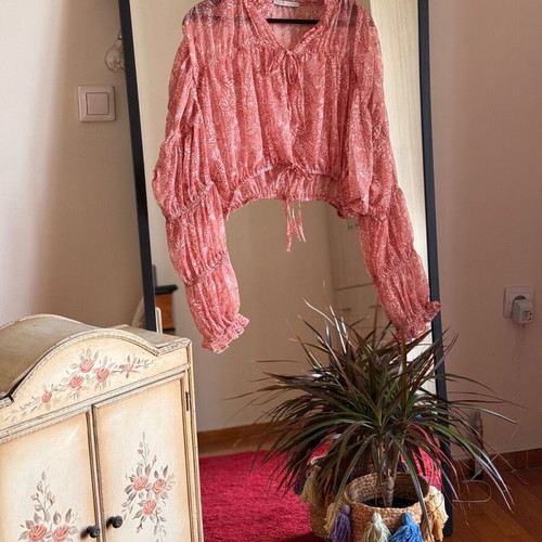 Vassia Kostara Boho Top like new, one size, polyester