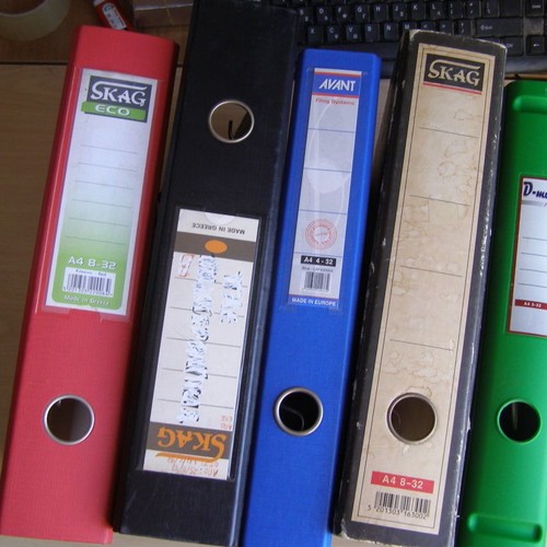 Skag large ring binders used 32x29x7 cm