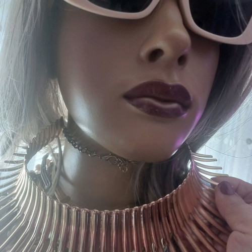 Statement Cleopatra faux bijou necklace new