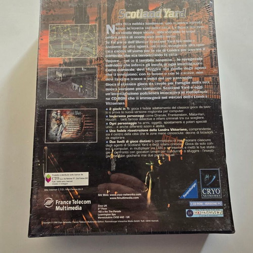Scotland Yard PC game new big box 1998 in excellent condition