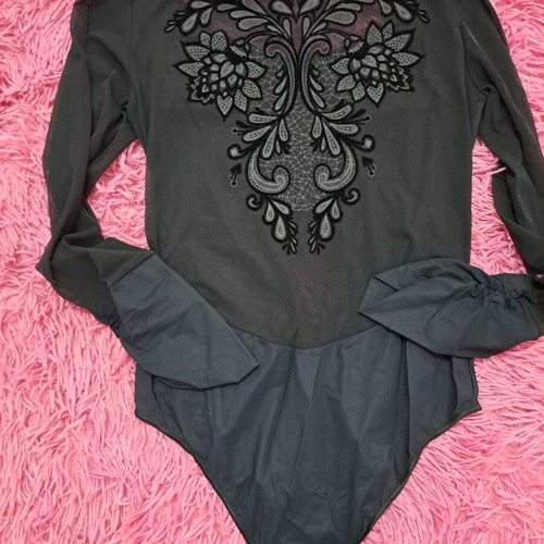 Luna bodysuit new, black, one size