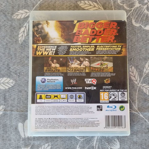 WWE 12 PlayStation 3 game like new, fighting sports