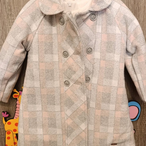 Baby dress and coat set like new, for 18-month-old girl