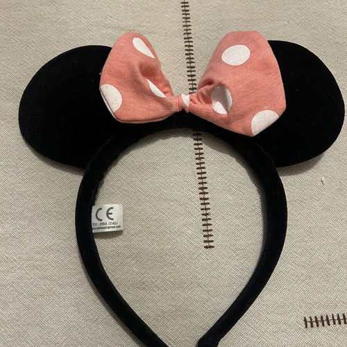 Minnie Mouse Kids Headband like new, Marks & Spencer, black and pink polka dots