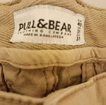 Pull & Bear cargo pants used, beige, size 40