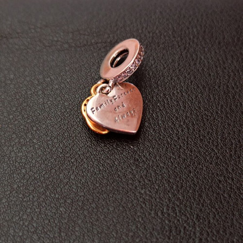 Pandora Family Forever Charm like new, silver