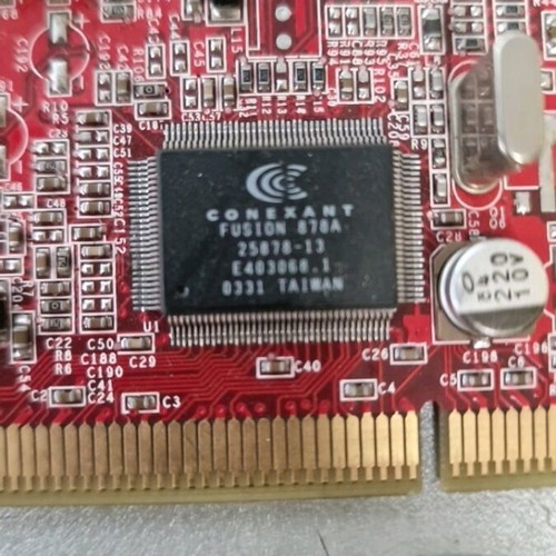 Pinnacle TV, radio and video card used