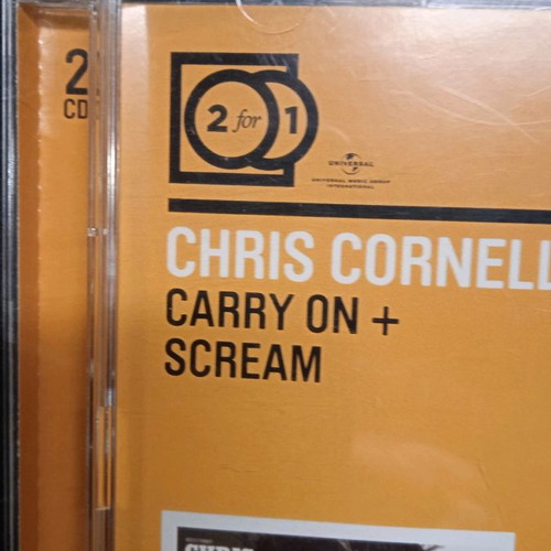 Chris Cornell CD used, special edition Carry On & Scream