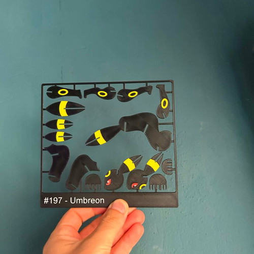 Umbreon Kit Card 3D printed, new