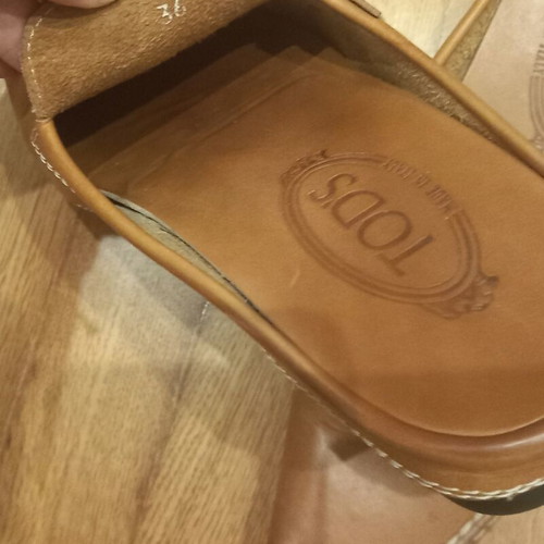 Tod's mules size 36 used, brown leather