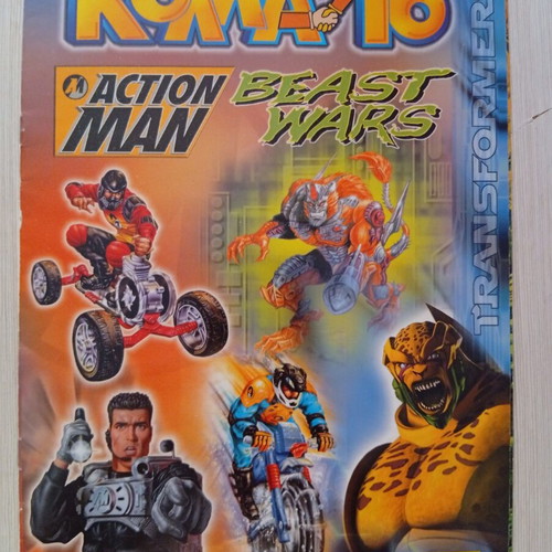 Sticker album ΚΟΛΛΑ ΤΟ Action Man-Beast Wars like new, 21/105 stickers