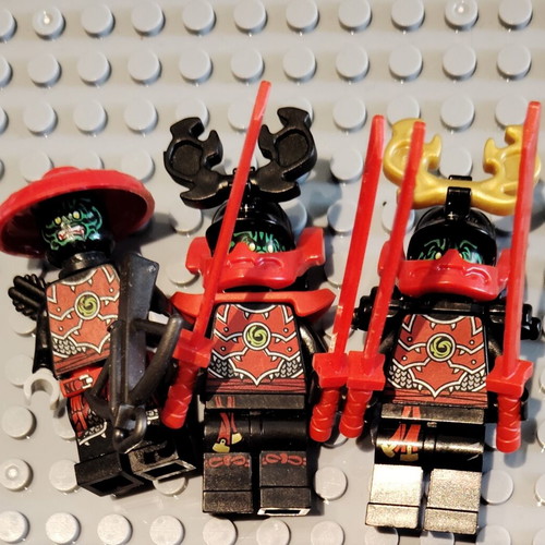 Lego Ninjago soldiers used, original set