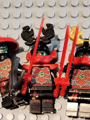 Lego Ninjago soldiers used, original set
