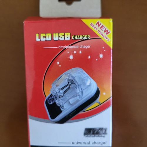 Universal Battery Charger with LCD and USB Port new