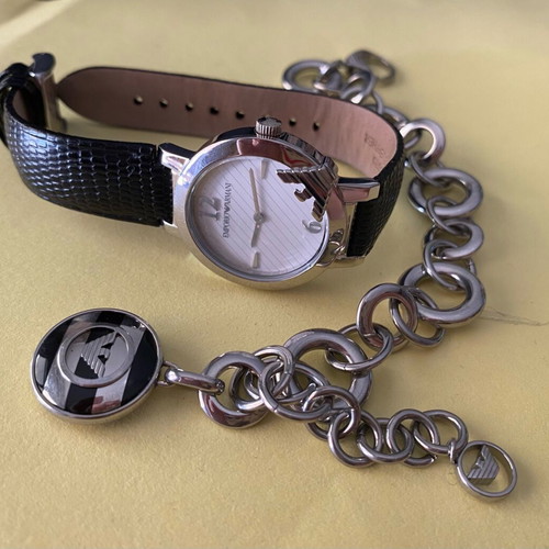 Emporio Armani watch and bracelet set like new