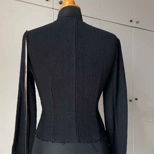 Stradivarius cardigan used black with gold details size S