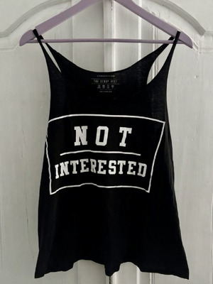 T-Shirt σαν καινούργιο, μαύρο, μέγεθος M με στάμπα και άνετη εφαρμογή
