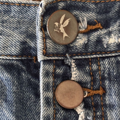 One Teaspoon Outlaws Denim Shorts like new, size 27, blue
