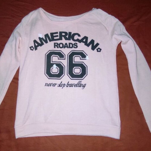soft pink hoodie small