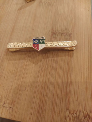 Vintage tie clip like new, gold from Mauritius