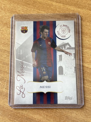2024 Topps FC Barcelona 125th Anniversary La Masia Foundations Lionel Messi κάρτα σαν καινούργιο