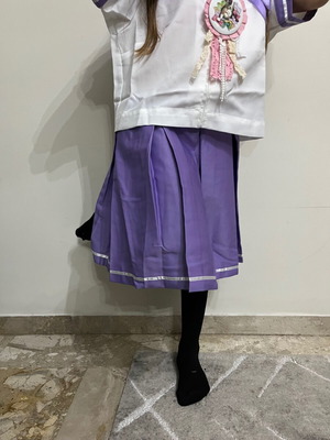 Sailor cosplay costume new, purple and white