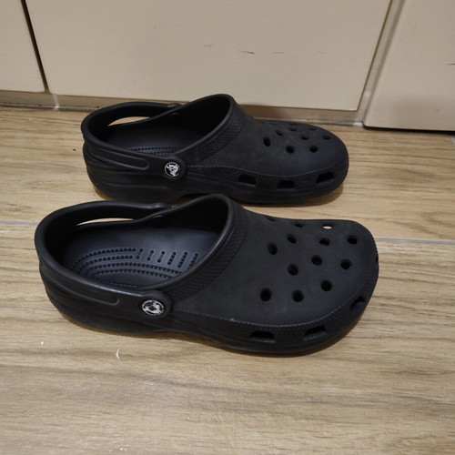 Crocs black clogs used, size 38-39