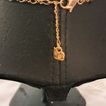 Swarovski necklace vintage design like new, gold color