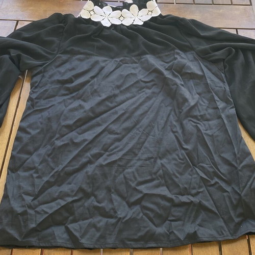 Nara Camicie women's shirt new, black and white, size M