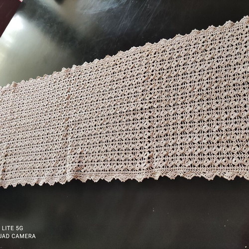 Crochet doily new 88cm x 31cm