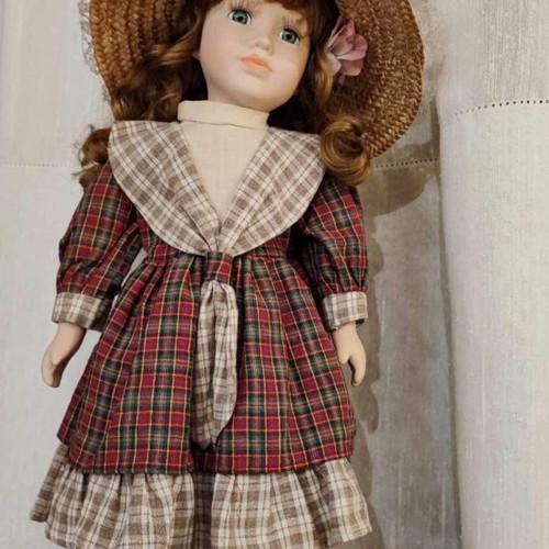 Decorative doll like new, 42 cm height, collectible