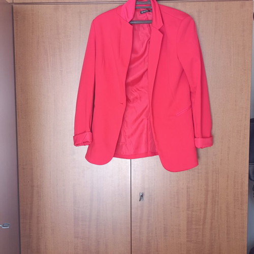 Stradivarius red jacket like new, size M
