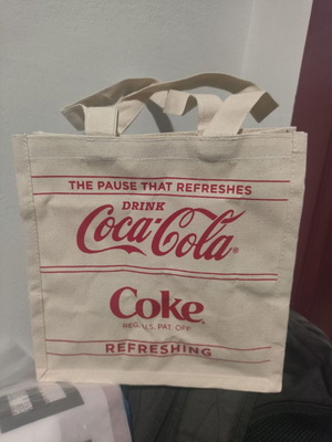 Coca Cola Tote Bag retro style, new