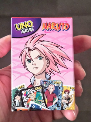 Uno Flip! Naruto παιχνίδι καρτών σαν καινούργιο