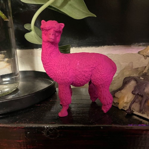 Alpaca eraser lama from Peru new