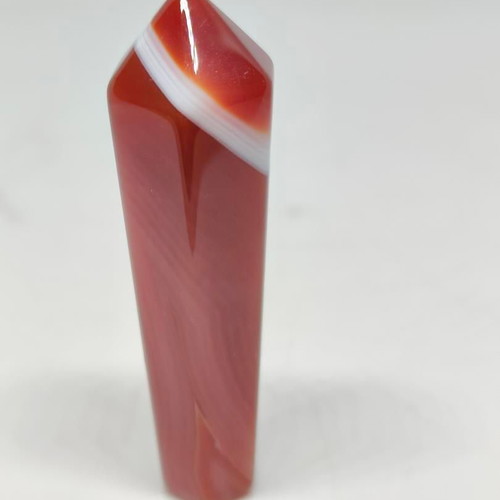 Agate (Sardonyx) Mineral Crystal Tower like new