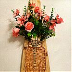  Δώρο χειροποίητο - Βάζο με λουλούδια