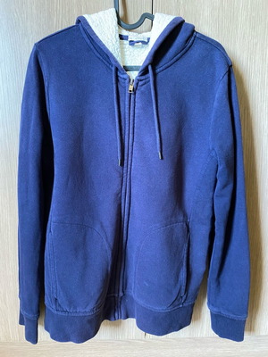 Gap women's jacket with fur used, blue, size M