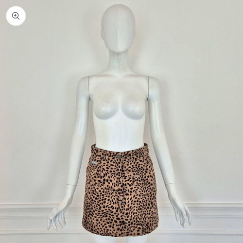 Fendissime vintage leopard mini skirt