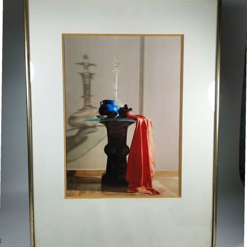 Silk Screen Print by Michalis Makroulakis 1987 used