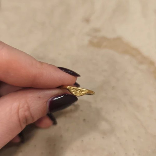 Ethnasia ring new, gold color