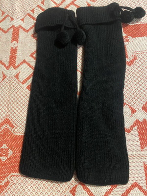 Leg Warmers like new, black