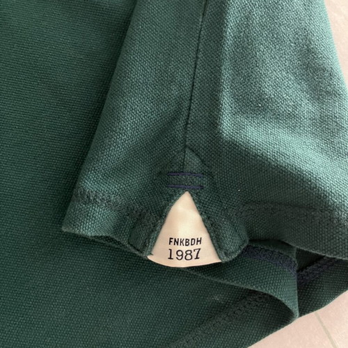 Funky Buddha polo shirt used, dark green, size M